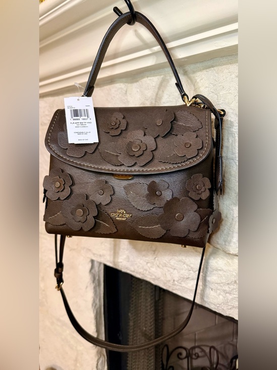 Coach Handbags - Coach NWT Maple Emory Top Handle Bag
With Floral Appliqué